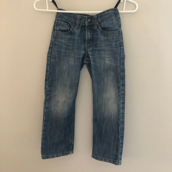𝅺boys Levi's 514 Straight Leg Jeans Size 5 Reg - Picture 1 of 10